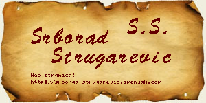 Srborad Strugarević vizit kartica